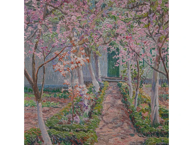 Anna de weert (1867-1950), 'renouveau', afsnee, 1915-17, oil on canvas 53 x 42 cm. (20.87 x 16.53 in.), frame: 65.5 x 54.5 cm. (25.78 x 21.46 in.) - afbeelding 7 van  8