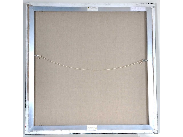 Annette van roosmalen - nadenken - olie op doek - 90x90 - afbeelding 4 van  13