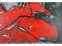 Annette van roosmalen - nadenken - olie op doek - 90x90 - afbeelding 10 van  13