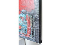 Annette van roosmalen - nadenken - olie op doek - 90x90 - afbeelding 13 van  13