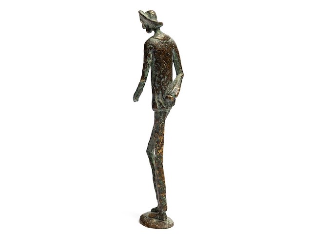 Anoniem - ranke figuur - brons - afbeelding 1 van  1