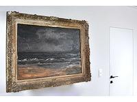 Anoniem/ duitse school - olie op doek - 70x100 cm - afbeelding 2 van  12