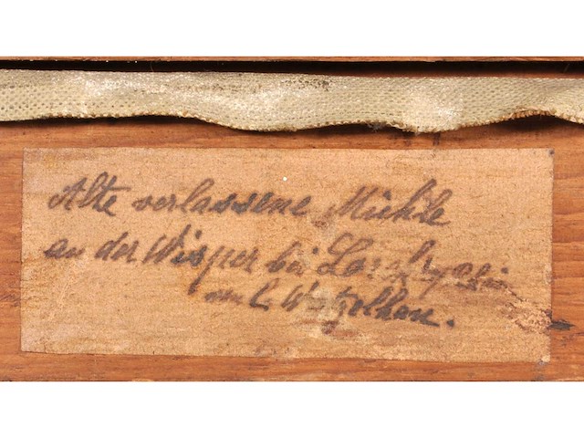 Anoniem/ duitse school - olie op doek - 70x100 cm - afbeelding 4 van  12