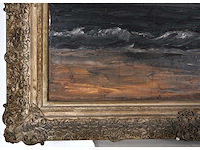 Anoniem/ duitse school - olie op doek - 70x100 cm - afbeelding 8 van  12