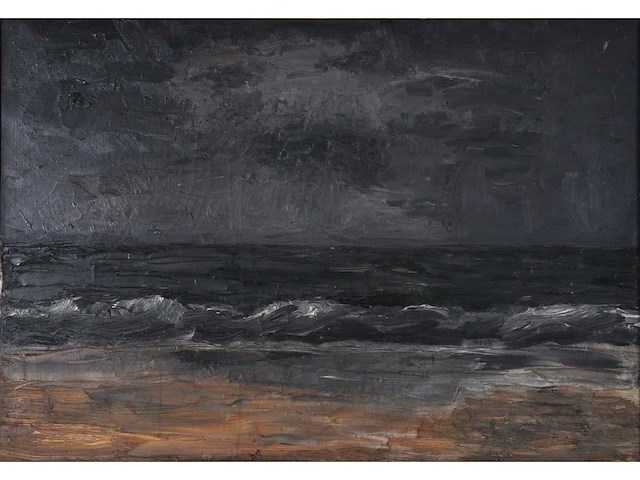 Anoniem/ duitse school - olie op doek - 70x100 cm - afbeelding 5 van  12