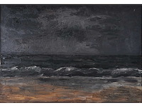 Anoniem/ duitse school - olie op doek - 70x100 cm - afbeelding 5 van  12