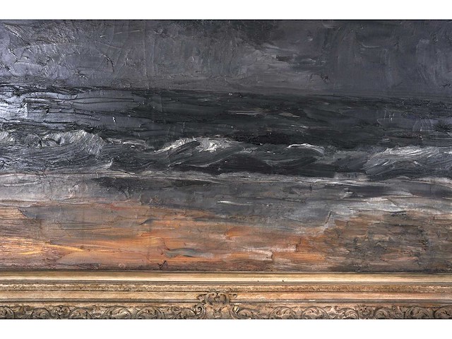 Anoniem/ duitse school - olie op doek - 70x100 cm - afbeelding 7 van  12