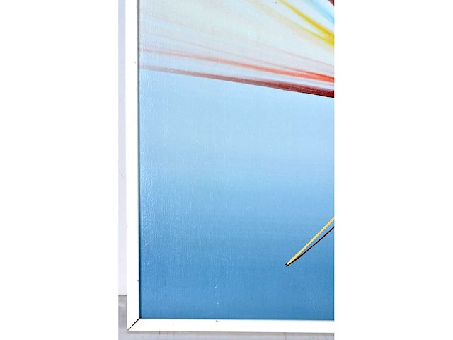 Anonieme meester - abstracte compositie - olie op doek - afbeelding 4 van  9