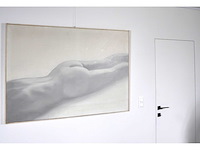 Anonieme meester - liggend naakt - olie op doek - 100x146 cm - afbeelding 3 van  9