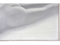 Anonieme meester - liggend naakt - olie op doek - 100x146 cm - afbeelding 4 van  9
