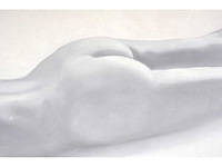 Anonieme meester - liggend naakt - olie op doek - 100x146 cm - afbeelding 8 van  9