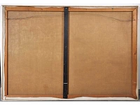 Anonieme meester - liggend naakt - olie op doek - 100x146 cm - afbeelding 9 van  9