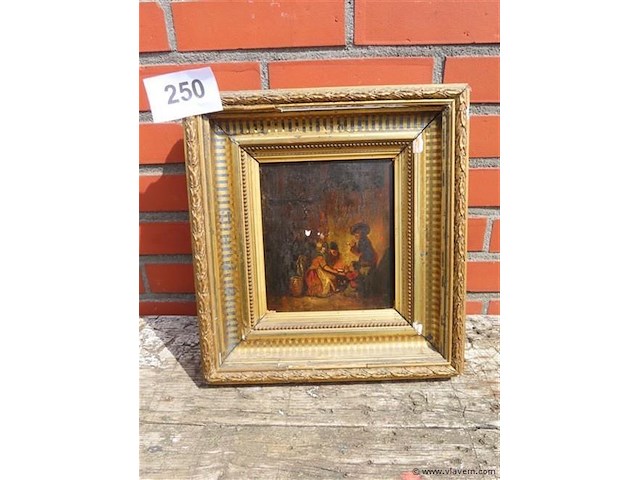 Anriek schilderij, scene met figuren - afbeelding 1 van  5