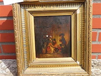 Anriek schilderij, scene met figuren - afbeelding 1 van  5