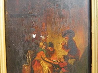 Anriek schilderij, scene met figuren - afbeelding 2 van  5