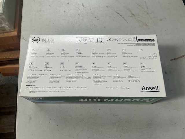 Ansell touchntuff 92-670 doos wegwerp handschoen (10x) - afbeelding 4 van  5
