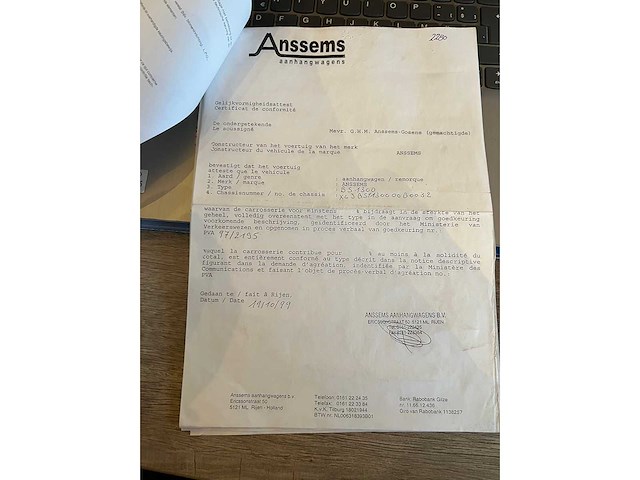 Anssems - 1300 - bs1300 - aanhangwagen - afbeelding 4 van  15