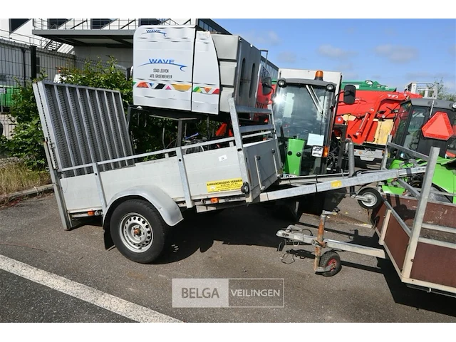 Anssems aanhangwagen met laadklep - afbeelding 1 van  10