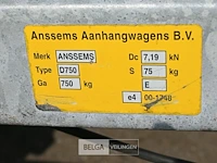 Anssems aanhangwagen met laadklep - afbeelding 9 van  10