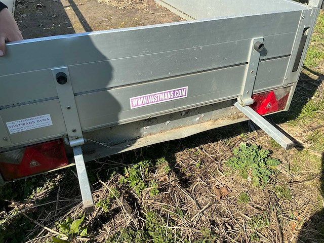 Anssems bsx750 251 x 130 aluminuim bak 750 kg aanhangwagen - afbeelding 3 van  12