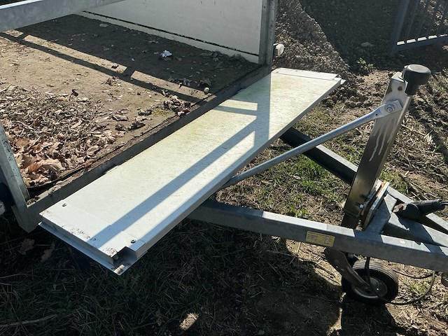 Anssems bsx750 251 x 130 aluminuim bak 750 kg aanhangwagen - afbeelding 4 van  12