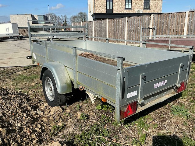 Anssems bsx750 251 x 130 aluminuim bak 750 kg aanhangwagen - afbeelding 6 van  12