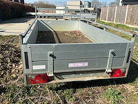 Anssems bsx750 251 x 130 aluminuim bak 750 kg aanhangwagen - afbeelding 7 van  12
