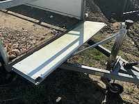 Anssems bsx750 251 x 130 aluminuim bak 750 kg aanhangwagen - afbeelding 4 van  9