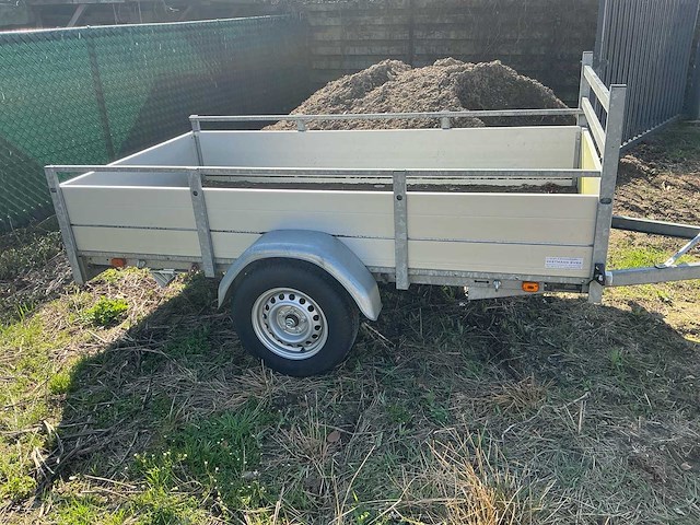 Anssems bsx750 251 x 130 aluminuim bak 750 kg aanhangwagen - afbeelding 8 van  9
