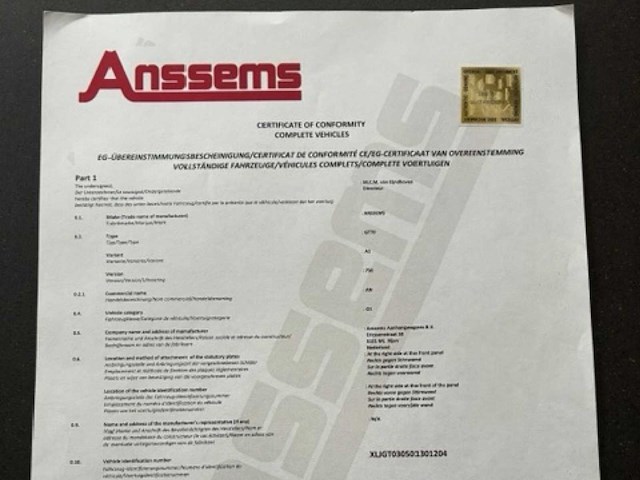 Anssems gtt-r 750kg ongeremd aanhangwagen nieuw - afbeelding 7 van  8