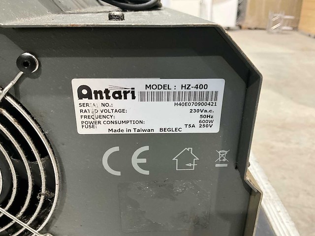 Antari hz 400 mistgenerator - afbeelding 5 van  7