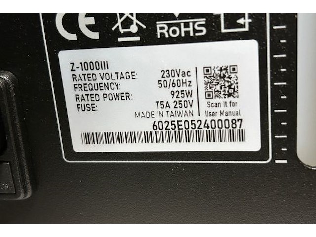 Antari rookmachine - afbeelding 6 van  6