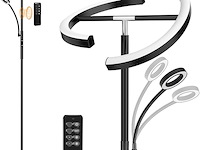 Antenlicht kaka|staande lamp, led, dimbaar, zwart, 20 w - afbeelding 1 van  6