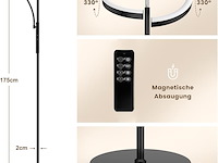Antenlicht kaka|staande lamp, led, dimbaar, zwart, 20 w - afbeelding 3 van  6