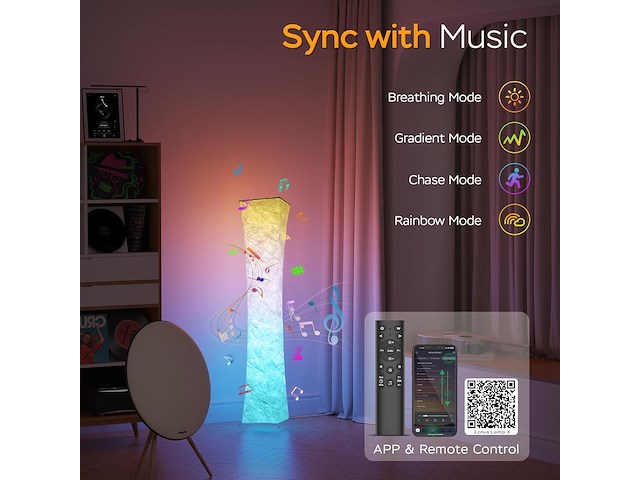 Antenlicht rgb vloerlamp - afbeelding 5 van  6