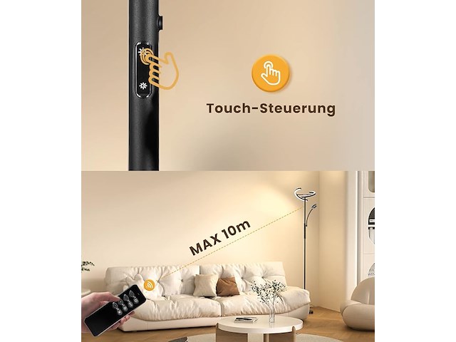 Antenlicht staande lamp led dimbaar - afbeelding 2 van  6