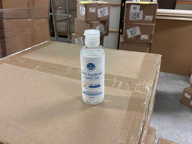 Anti bacterie hand gel (100ml) (1000x) - afbeelding 1 van  3