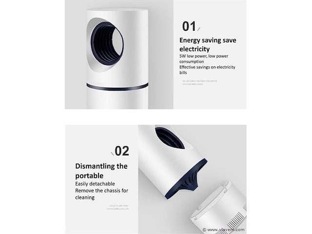 Anti muggen / insekten lamp usb - afbeelding 5 van  7