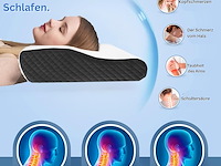 Anti-snurk en orthopedisch slaapkussen met extra overtrek - afbeelding 7 van  7