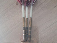 Antiek belgisch dartsbord met pijlen ø 225 mm - afbeelding 4 van  7