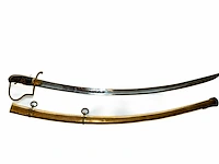 Antiek cavaleriesabel met gekroond n-monogram en... - afbeelding 3 van  4