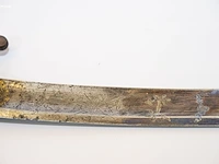 Antiek cavaleriesabel met gekroond n-monogram en... - afbeelding 4 van  4