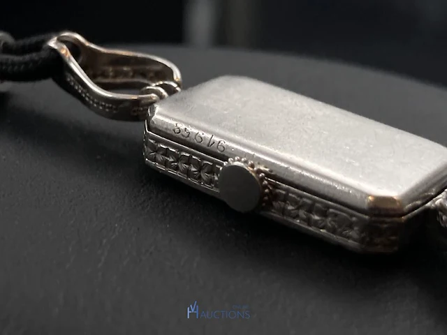 Antiek dameshorloge bezet met diamant - afbeelding 2 van  16