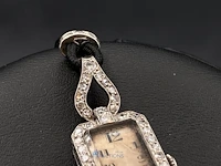 Antiek dameshorloge bezet met diamant - afbeelding 12 van  16