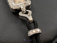 Antiek dameshorloge bezet met diamant - afbeelding 13 van  16