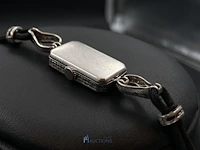 Antiek dameshorloge bezet met diamant - afbeelding 16 van  16
