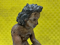 Antiek houten beeld - afbeelding 9 van  11