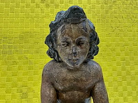 Antiek houten beeld - afbeelding 10 van  11