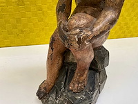 Antiek houten beeld - afbeelding 11 van  11