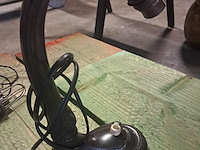 Antiek messing tafellamp +hanglamp+buislamp jaar 1950 - afbeelding 6 van  10